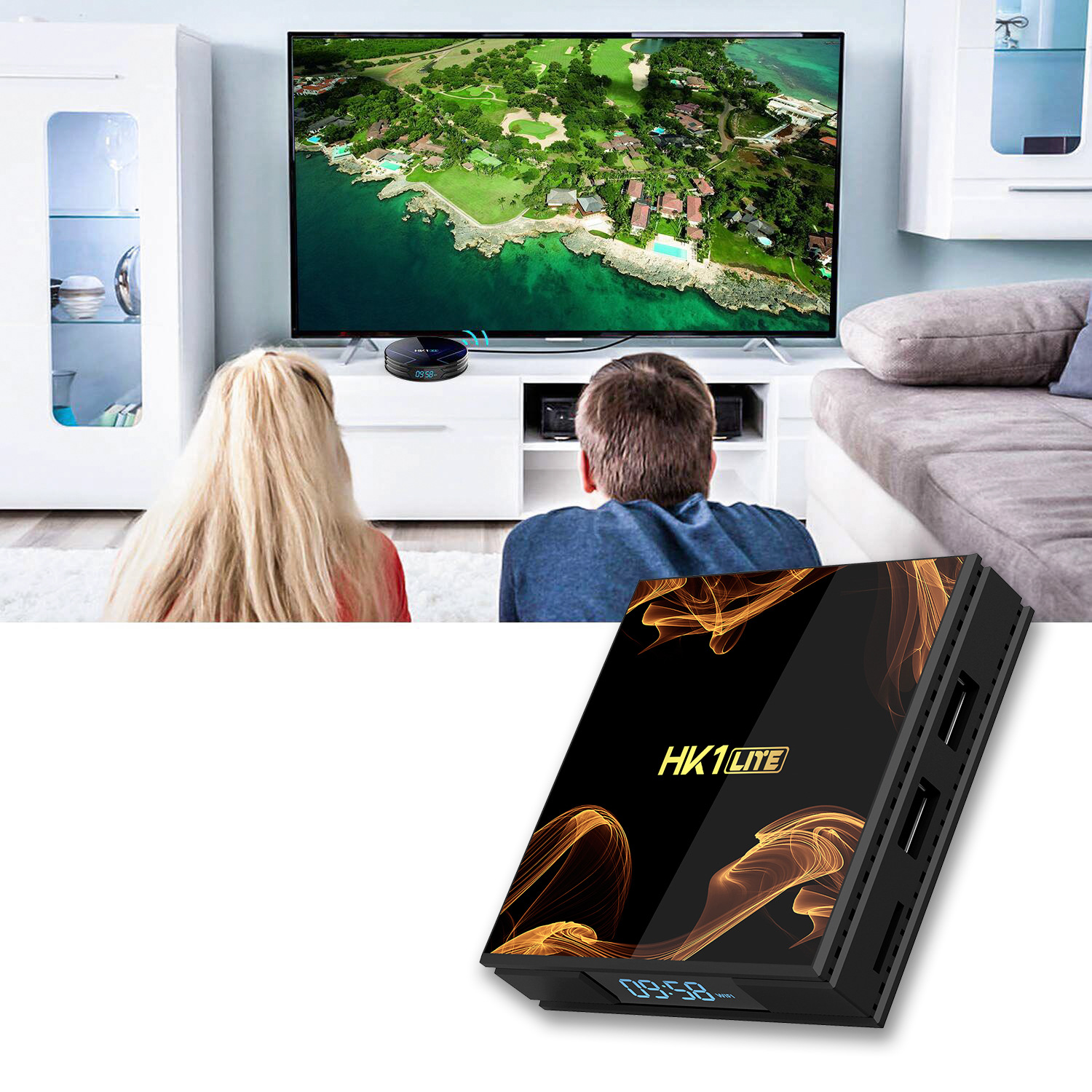 TV Box HK1 LITE Android 9.0 - Ref 3424460 Image 23