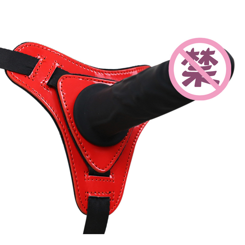 Pantalones de cuero usable pene usable raíz de los hombres y las mujeres compartieron el pene Lala sexo suministros para adultos les Appliance factory