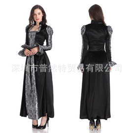 新款万圣节服装 女巫服成人角色扮演halloween巫婆cosplay演出服