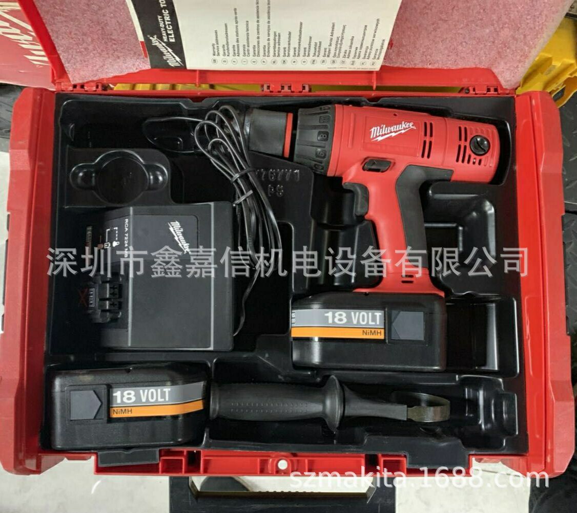 批发美国 milwaukee米沃奇 充电钻 LokTor S18TX