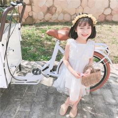 兒童公主裙蓬蓬裙寶寶周歲晚禮服女童演出服婚紗裙夏款小花童禮服