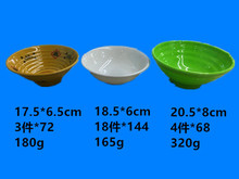 仿陶瓷碗美耐皿碗大量库存现货按斤称