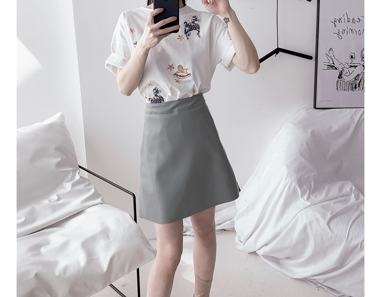 Jupe femme BAOCHENG BON PRODUIT en Cuir PU - Ref 3330438 Image 18