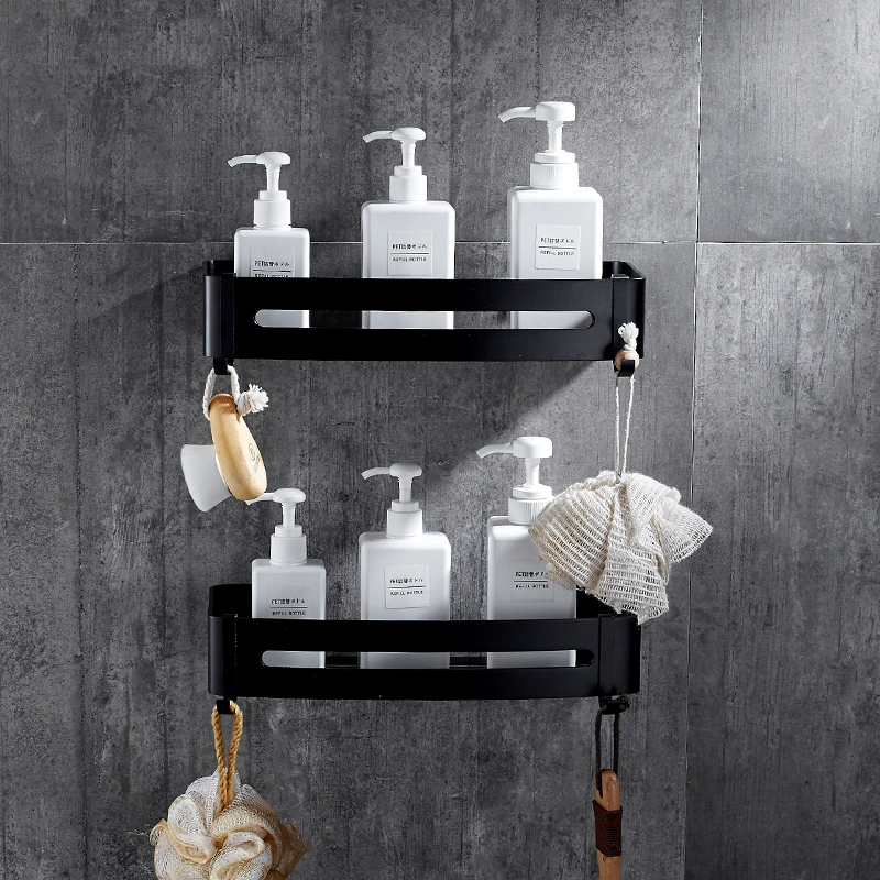 Стеллажа для ванной комнаты черного пространства стеллажа для ванной комнаты черного пространства полка для хранения настенного ретро
