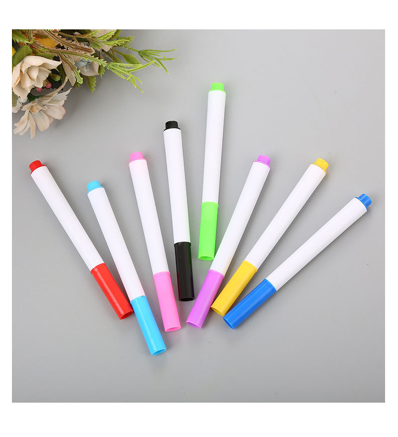Water-based Erasable Student Environmentally Friendly Refillable Plastic Marker Pen display picture 1
