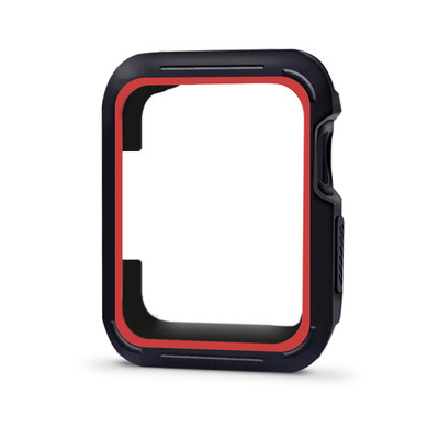 适用于apple watch4保护壳苹果手表4代壳双色硅胶iwatch保护套