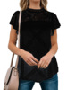 Summer lace T-shirt, top, lace dress, with short sleeve