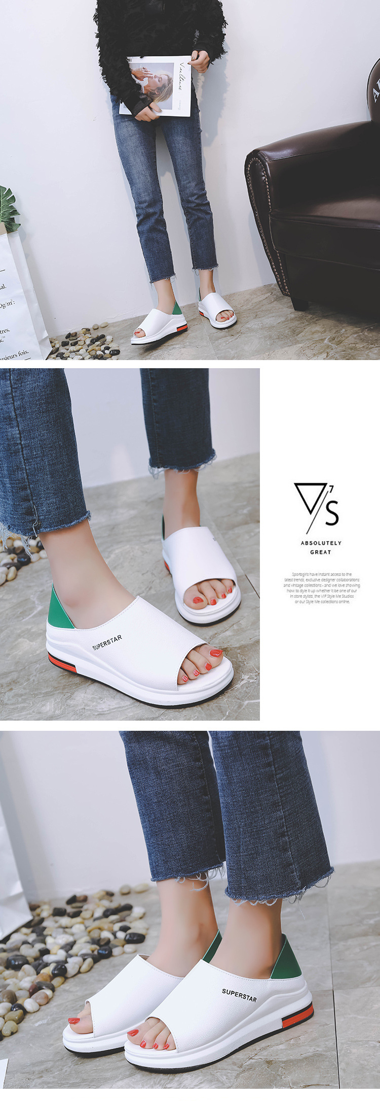 Chaussures été pour femme en Caoutchouc - Ref 3346773 Image 13