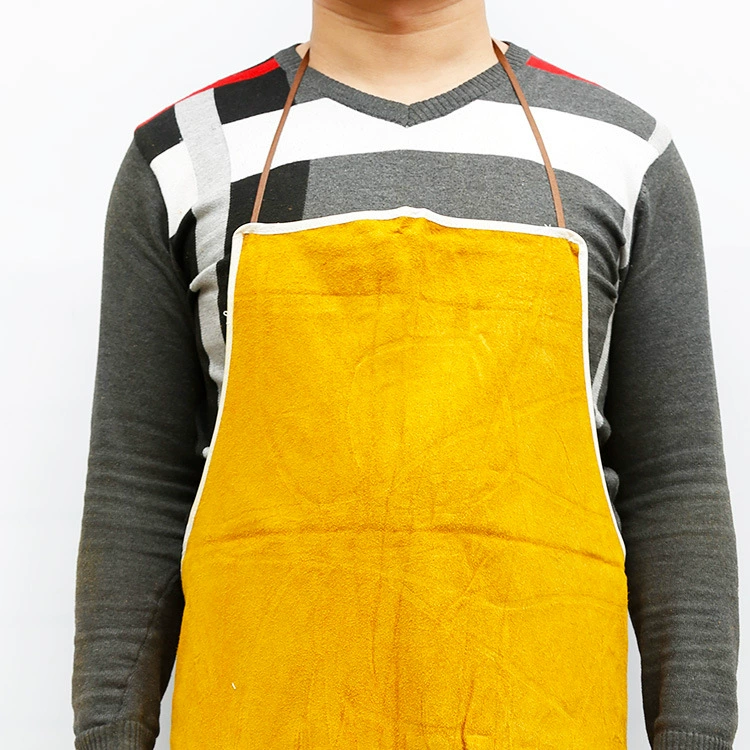 Оптовая продажа воловьей кожи сварочный фартук сварочная защитная одежда теплоизоляция защитный фартук сварочная рабочая одежда сварочная кожаная юбка