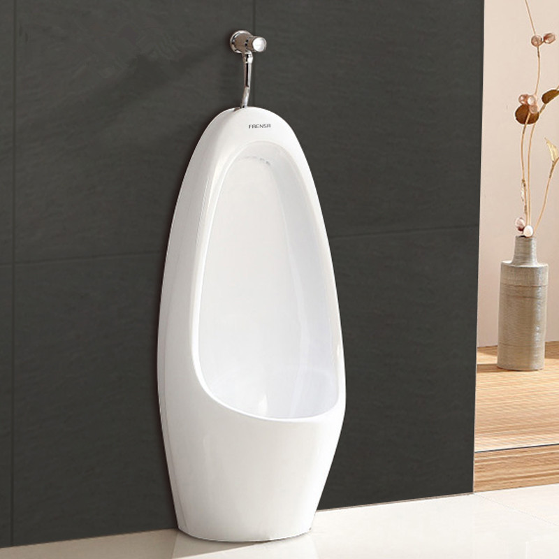 至尊科嘞手动小便斗落地排墙排挂壁陶瓷家用小便器男士小便池