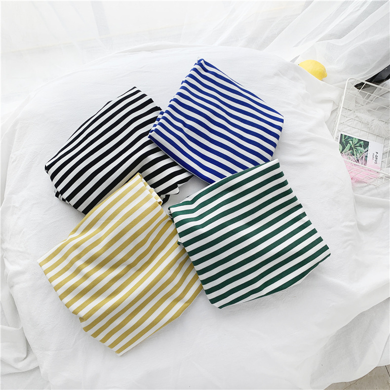 Pullovers Placket Type Regular Sleeve Sleeve Type Wholesale Women'S Casual Stripe Short Sleeve Printing T-Shirts