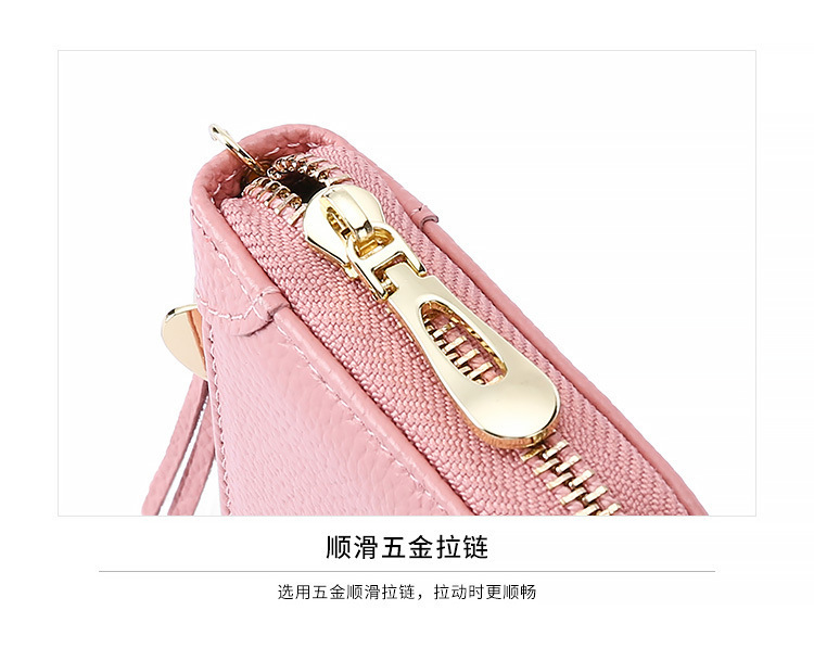 Anti-theft Swiping Portable Leather Card Bag Wholesale Nihaojewelry display picture 2