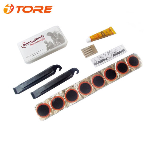 Bicycle tire repair tool set, repair tools, tire repair box tools, tire repair accessories, small white box 57g