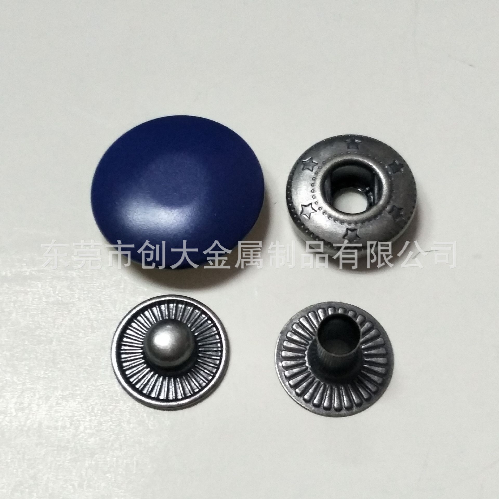 厂家直销26L光面钦扣 633 655 喷漆金属四合扣  16mm铜钮扣  按扣