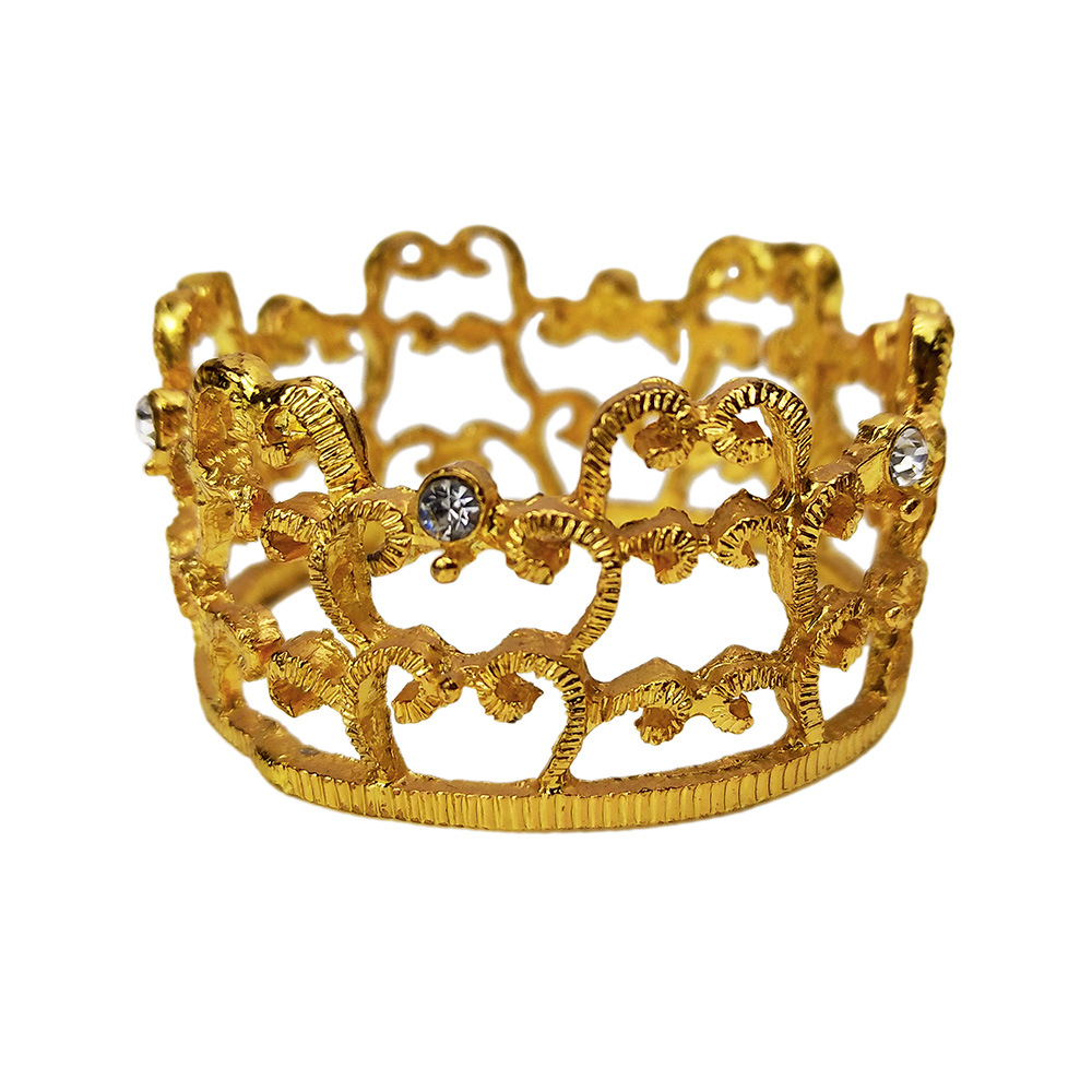 Napkin Ring Hollow Crystal Diamond Gold napkin clasp Western Napkin Ring