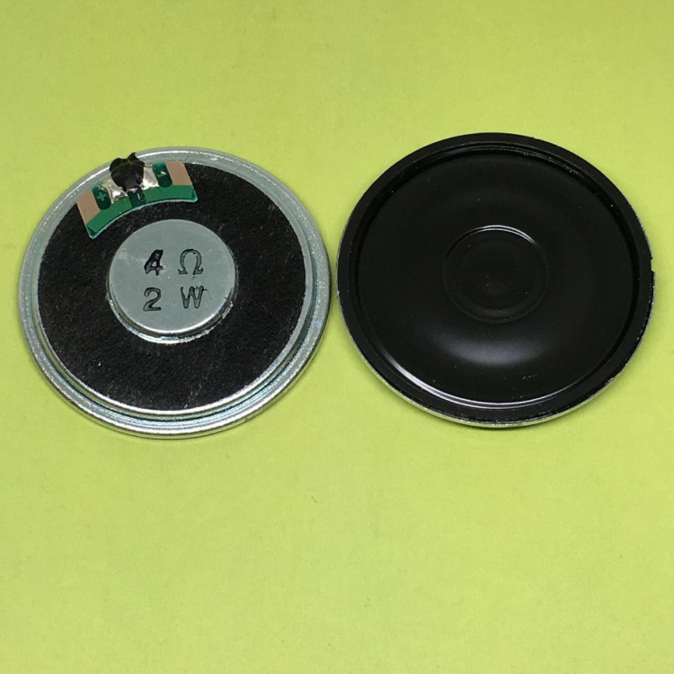 【厂家直销】40MM铁壳内磁喇叭 8/16/32欧 0.5W/1W/2W 带防尘布