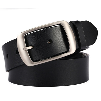 跨境货源复古针扣男士皮带 真皮中青年潮流休闲男士腰带男士裤带|ms