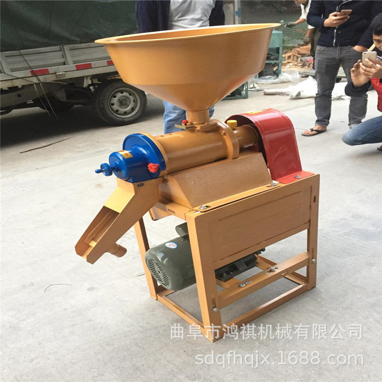 打米去皮碾米机报价水稻去皮碾米机谷子水稻脱壳碾米机 呼伦贝尔