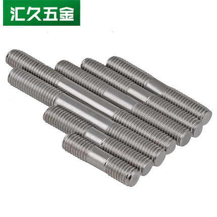 【M10 M12】316不锈钢双头螺栓螺柱螺丝螺杆丝杆牙棒 GB901