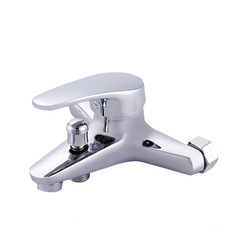 Bathtub faucet copper hot and cold faucet Shower faucet triple faucet Bathroom water heater mixing faucet