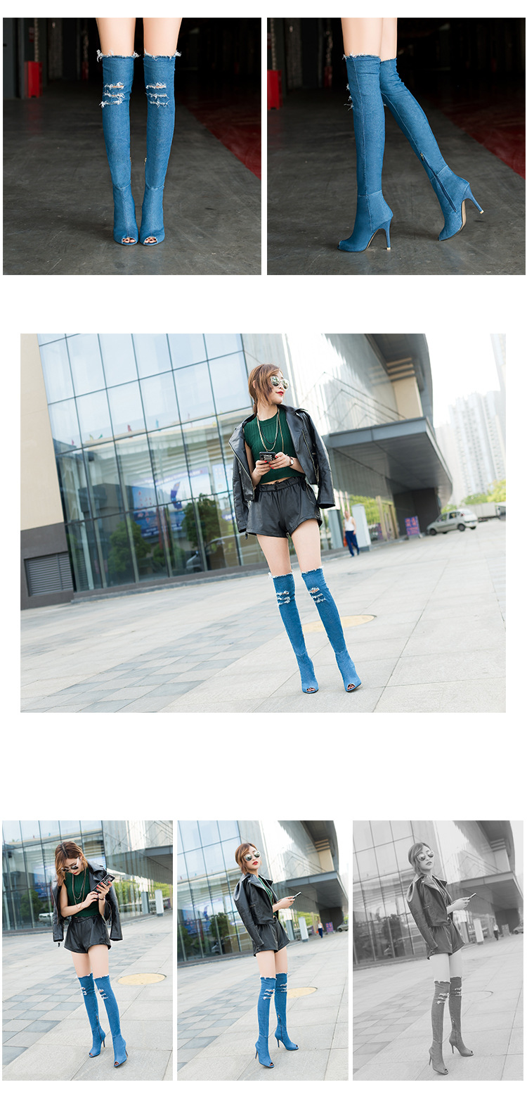 Bottes femme en Tissu - Ref 3355343 Image 13