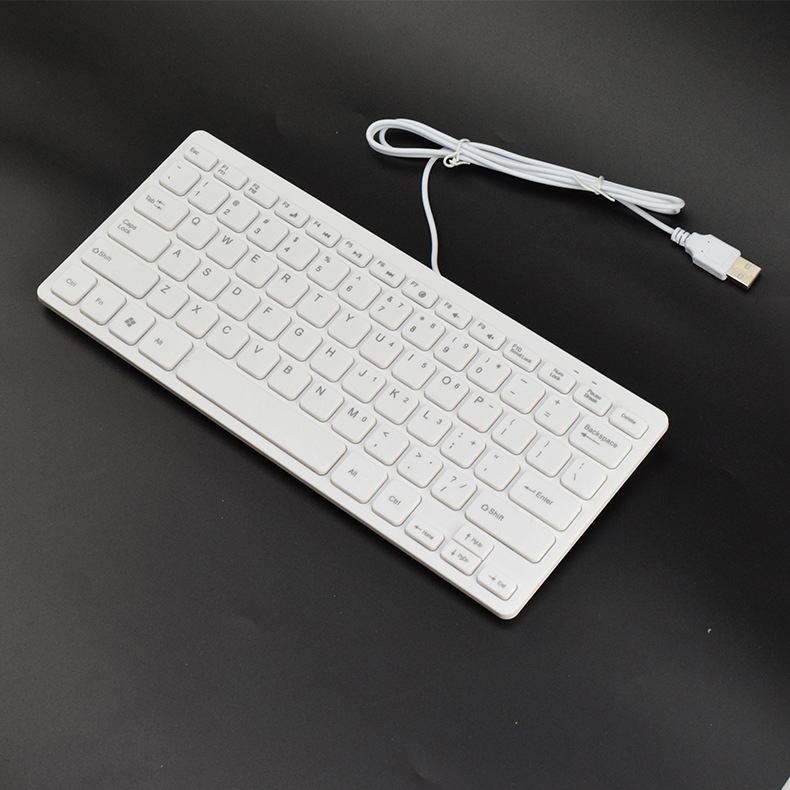 Teclado ultrafino neutro para ordenador portátil de sobremesa color chocolate K1000, mini teclado_voghion.com