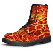 ���Ƹ���ͼӡˢ�пů�ٴ�������ѥ��ʿƤѥMartin boots