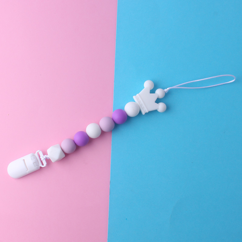 Directo de fábrica de silicona chupete Cadena de bebé de haya silicona teether juguete molar AliExpress Amazon nuevo