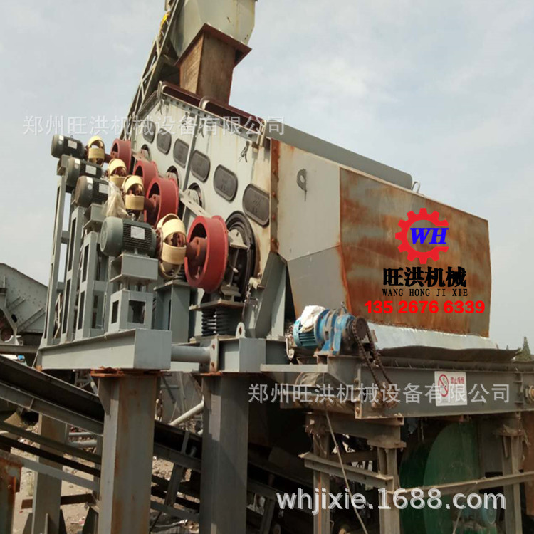 整套水泥块砖块筛分机 什邡建筑垃圾分拣机 无轴建筑垃圾筛选设备