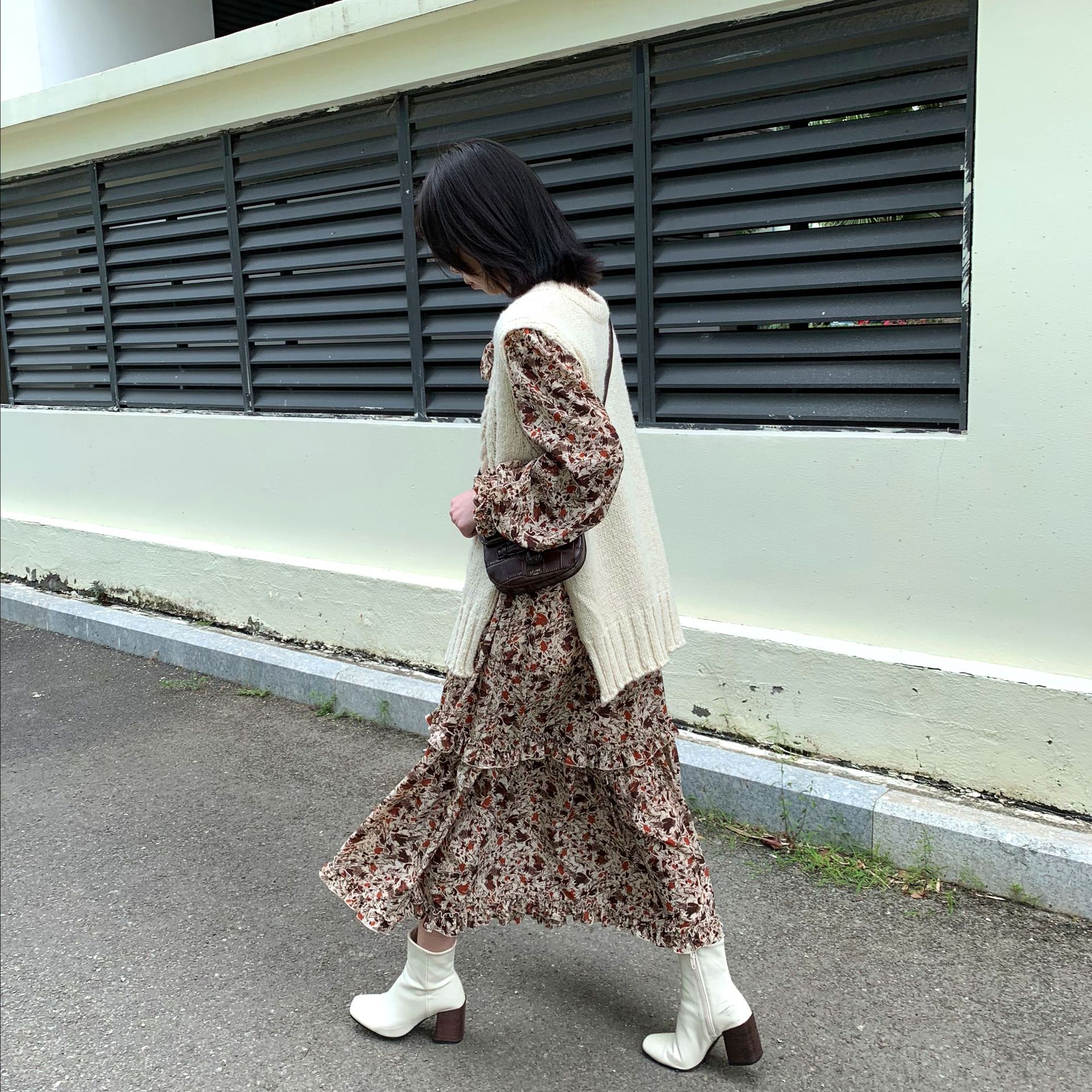 Gilet femme TENDANCE DE RêVE en Alpaga - Ref 3316648 Image 4