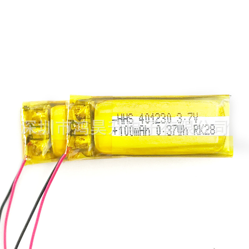 401230聚合物锂电池120mah 3.7v 游戏机电池蓝牙对讲遥控锂电池