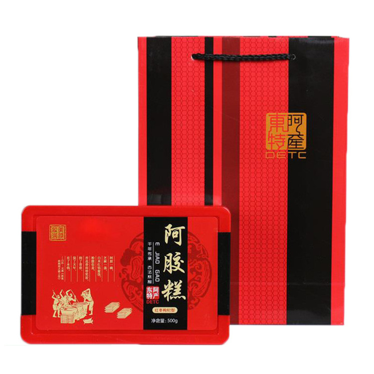 山東阿膠糕盒裝阿膠糕 阿膠塊批發 紅棗枸杞阿膠