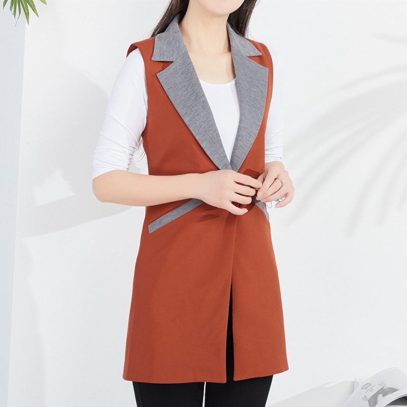 Gilet femme en Mélange de fibres chimiques - Ref 3316204 Image 42