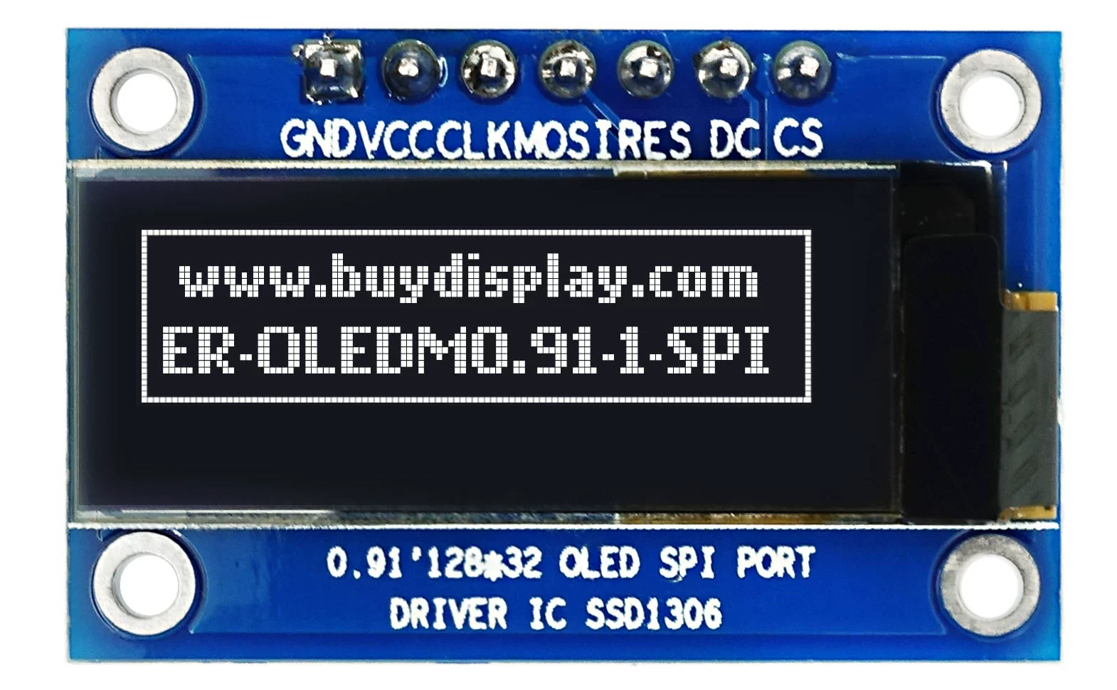 белый 0.91inch Модуль OLED-дисплея 128x32 матричный интерфейс 4SPI для Arduino и форм для деревьев