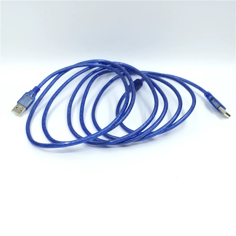 Высокоскоростной USB2.0 дата-кабель штекер A — штекер A, с магнитным кольцом, для компьютера/жёсткого диска, длина 1.5 м
