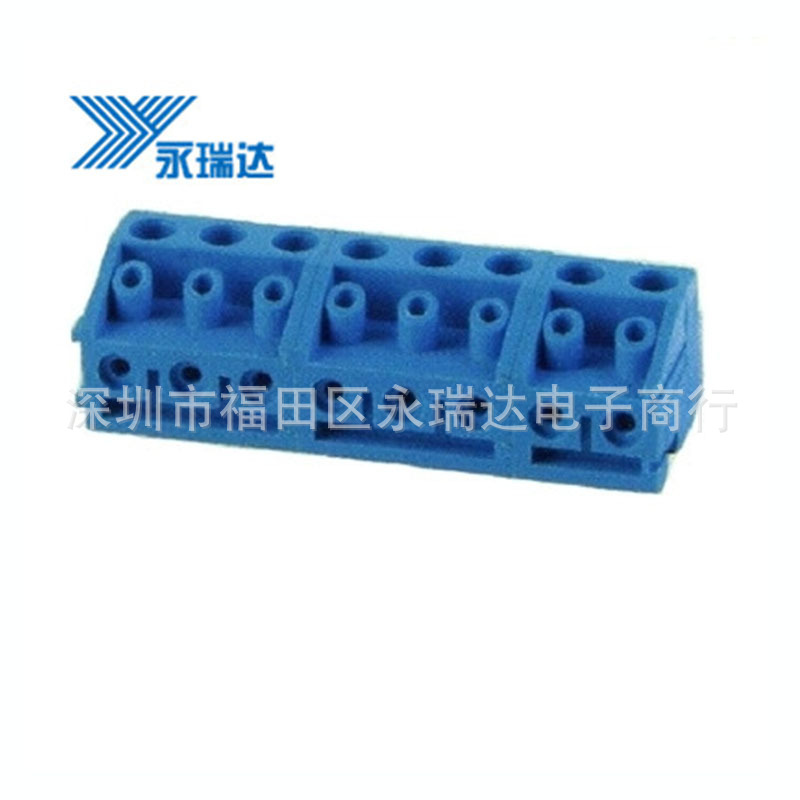 螺钉式PCB接线端 插拔公母配套 KF332+KF332J-5.0MM 2P 3P可拼