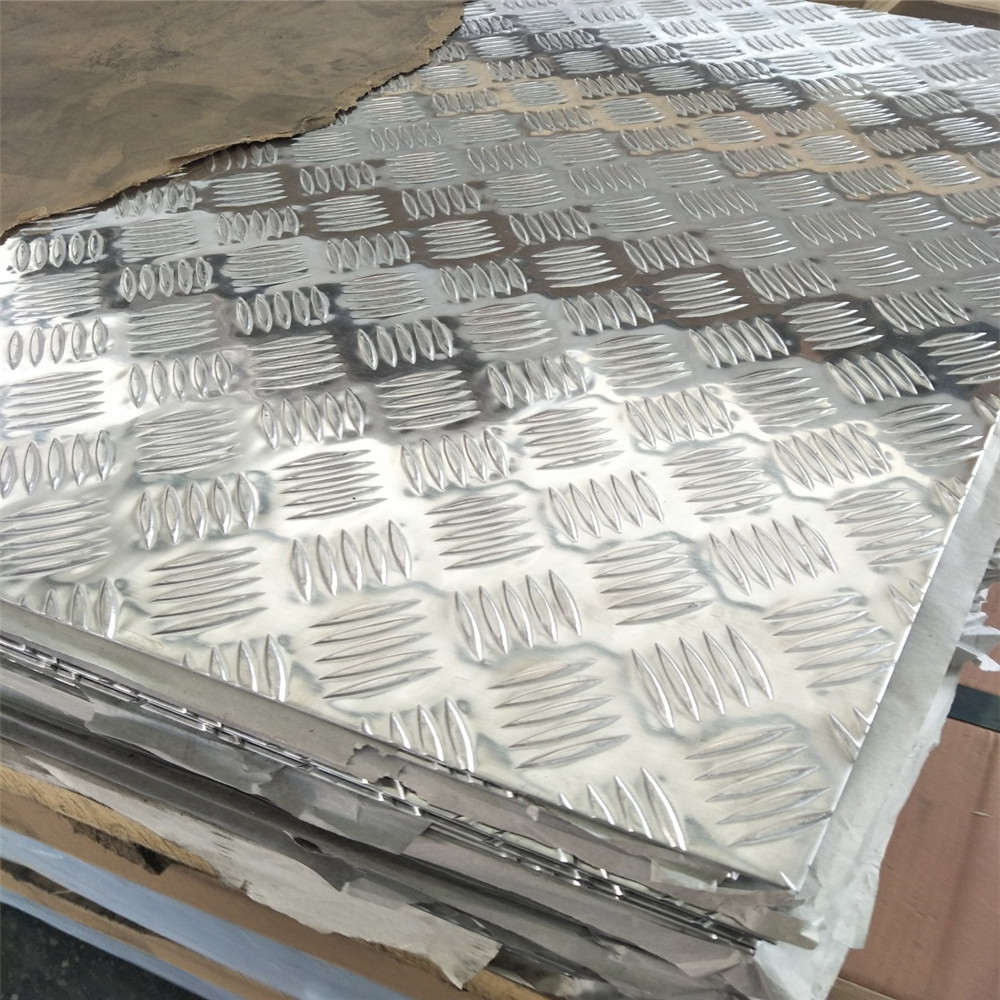 翔奋供应花纹铝板 五条筋/指针型铝板 ly12铝合金防滑板