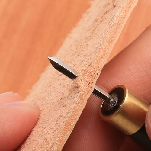 Handmade leather goods DIY sandalwood diamond awl purple sandalwood diamond awl leather awl diamond awl rhombus awl rhombus chopper