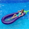Eggplant net floating row