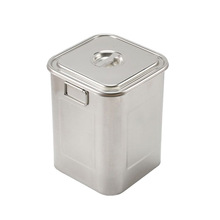 非标定制带盖奶茶糖水桶汤煲家用储物米桶容器商用不锈钢四方汤桶