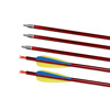 Huwairen 2 yellow 1 blue aluminum alloy arrow 550 deflection bow and arrow supplies composite bow shooting equipment