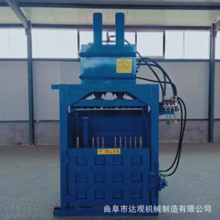编织袋压缩打包机厂家  80吨立式翻包打包机 废纸塑料液压打包机