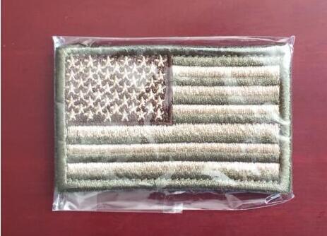 [Oferta especial] en stock suministro Midea pegatinas nacionales bandera bordado Velcro hombro izquierdo pegatinas de tela mochila pegatinas Accesorios