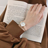 Universal small sophisticated watch, simple and elegant design, thin strap