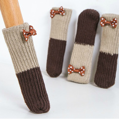 Floor protector for wooden floor, thick fabric anti-slip corner cover for table legs, silent chair and stool leg pad