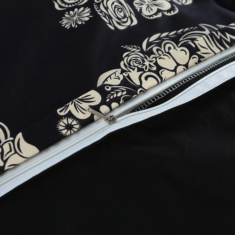 3d Shantou Series Transfronterizo Textil Para El Hogar Ropa De Cama De Cuatro Piezas Para El Hogar Textil De Tamaño Multinacional display picture 8