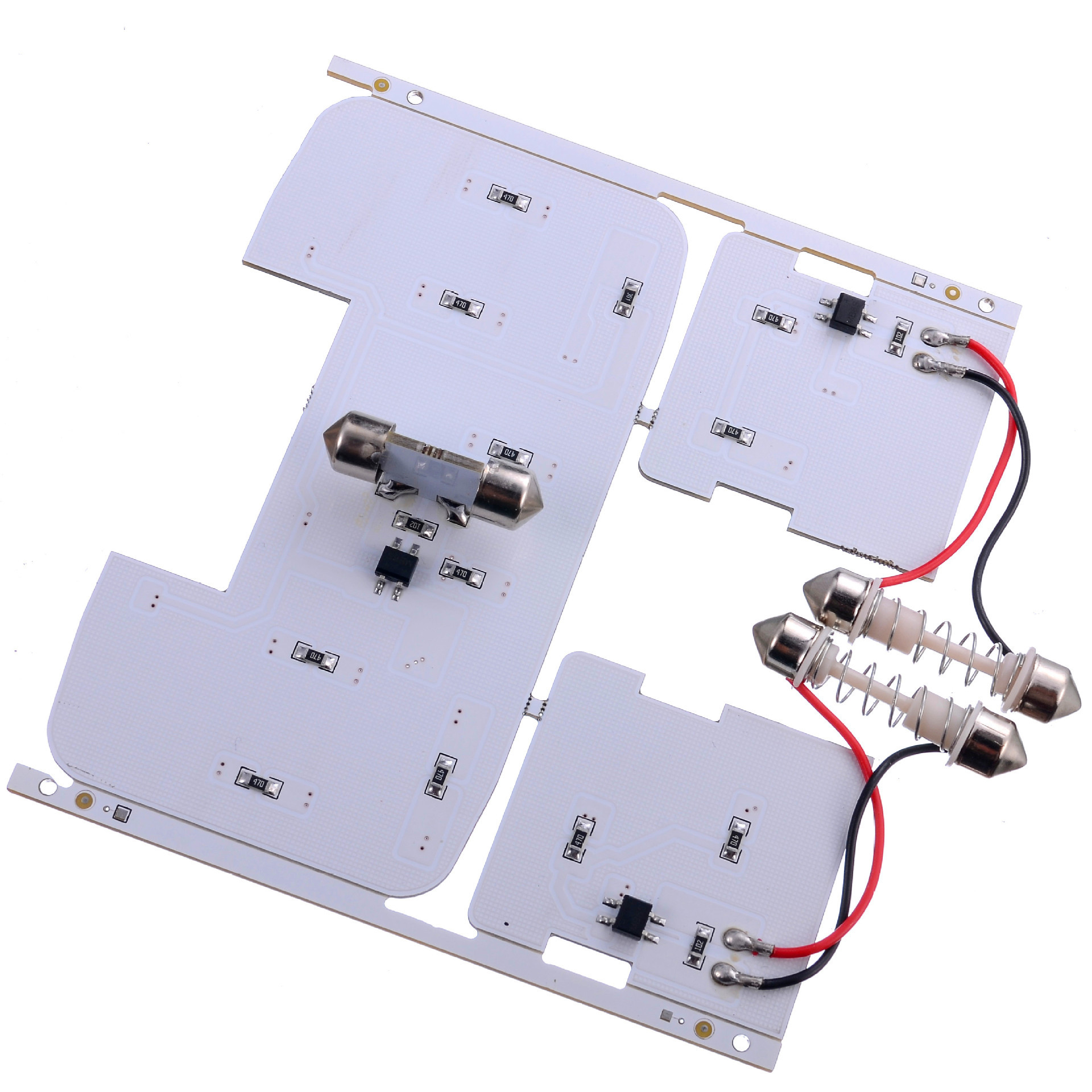 City Light Cross-border Special for K2 Special Reading Light Car Compartment Light 3-piece Car LED Bulb