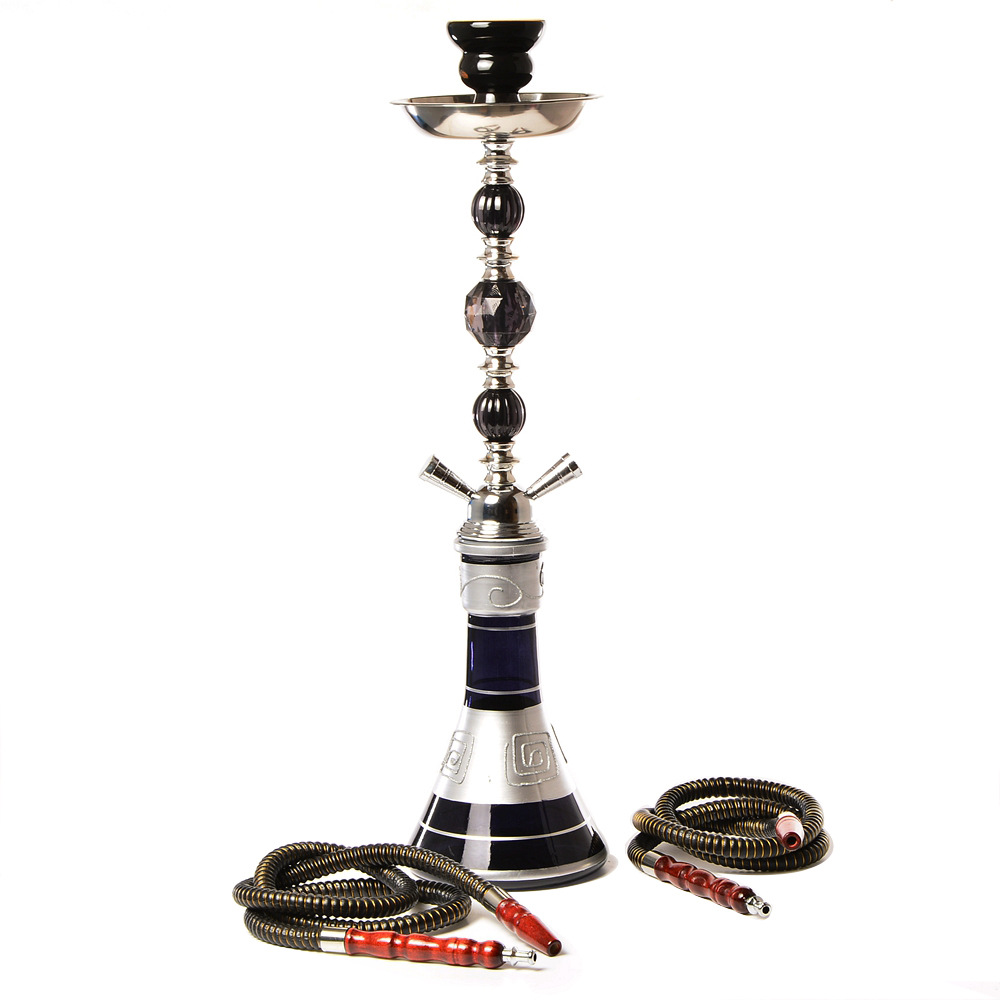 2019High Quality Glass Arab Hookah Set Smoking Shishas Water Pipe Hose