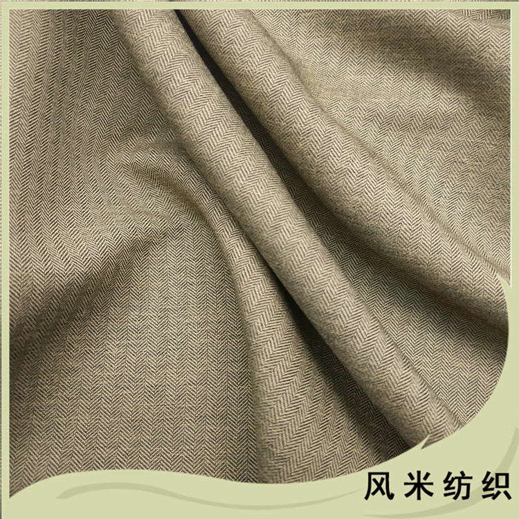 75D全涤纶弹力双色小人字斜小提花轻柔服装面料盛泽工厂欢迎定做