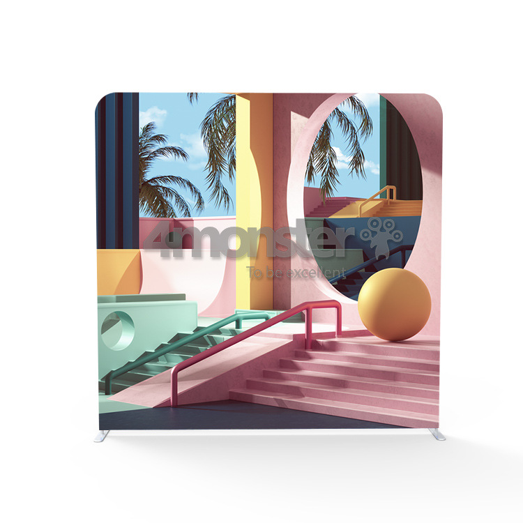 快幕秀展架定制签到背景展会 签名墙广告快展 厂家直供